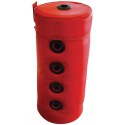 Bouteille de mélange jaquette skai 25 litres rouge chauffage réf. BMEL25SK