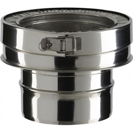 Réduction conique vers Condensor THERM-INOX inox diamètre : 130 / 125 Tous combustibles réf. 21130206