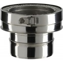Réduction conique vers Condensor THERM-INOX inox diamètre : 130 / 125 Tous combustibles réf. 21130206