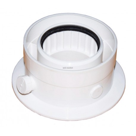 Adaptateur air/fumées diamètre 80 / 125 colis HR38 réf. S100465