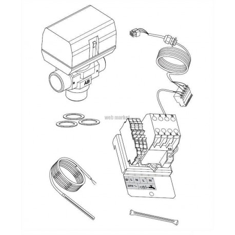 Kit ECS pour ballons DS VS M 200/300 pour pompes à chaleur ALFEA SE             073991