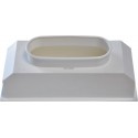 Plénum grille de soufflage ABS 300x150mm Réf PLSABS300X150