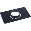 Accessoires de raccordement spécial bois plaque de proprete 300 x 500 noire 140 réf. 128140