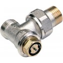 Robinet de radiateur équerre thermostatique R808E - raccord mâle M22