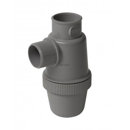 Siphon de lavabo - YFC - PVC-C gris - Ø 32 mm