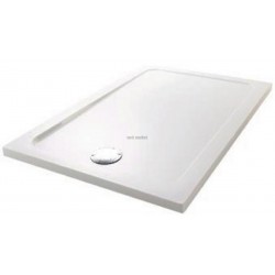 Receveur FLIGHT rectangulaire extra-plat 140 x 90 x 4 cm, blanc Réf. E62481-00