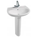 Lavabo BRIVE2 50cm blanc en filet réf E1345F00