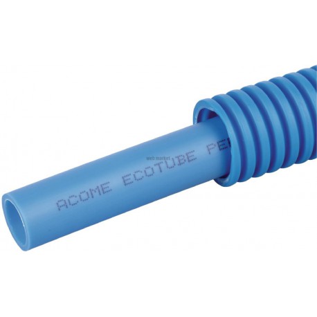 Tube PER sous fourreau bleu 13x16 couronne de 100m 729803-C100
