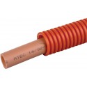 Tube PER sous fourreau rouge 16X20 couronne de 60M 729808-C60