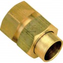 Raccord union L340GCU droit, à joint sphéro-cônique, femelle à visser - femelle à souder D26x34-28 réf E111105001