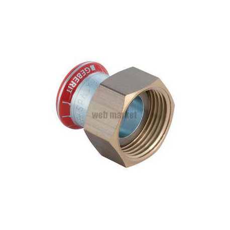 Jonction avec écrou en laiton D76,1-3mm, acier carbone Réf 25045