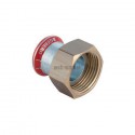 Jonction avec écrou en laiton D76,1-3mm, acier carbone Réf 25045