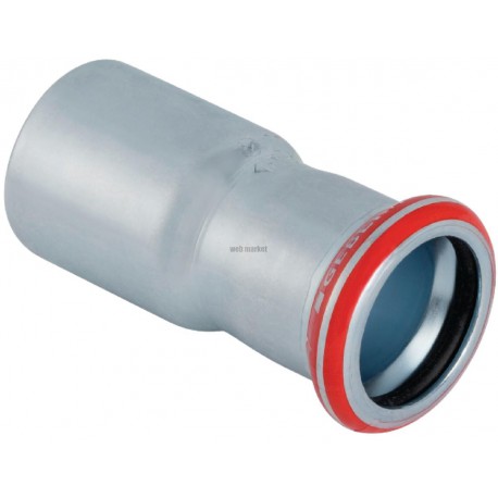 Réduction avec extrémité à emboîter D35-15mm, acier carbone Réf 22310