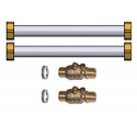 Kit tubulures de liaison vanne 3 voies interne/ kit de raccordement hydraulique colis JA35 réf. 100017827