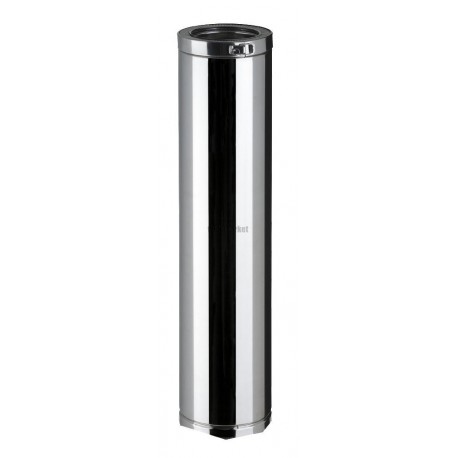 Elément droit THERMINOX TI diamètre 180mm longueur 100cm non peint Réf. ED 1000 180 TI / 21180005