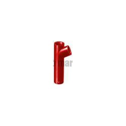 Culotte fonte simple 68° à fût allongé SMU® S - brun-rouge - Ø 100 mm