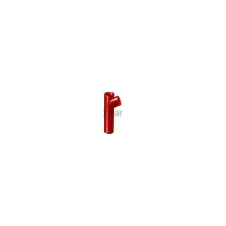 Culotte fonte simple 68° à fût allongé SMU® S - brun-rouge - Ø 100 mm