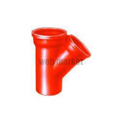 Embranchement Culotte simple SME à 45° en fonte diamètre nominal 150-125mm Réf. 156231 PAM