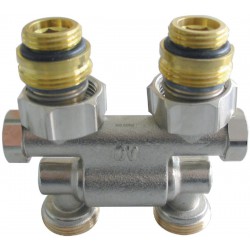 Raccord d arrêt droit ZB orientable, écrou 1/2 Multiflex F diamètre : M 3 / 4 réf. 1015781