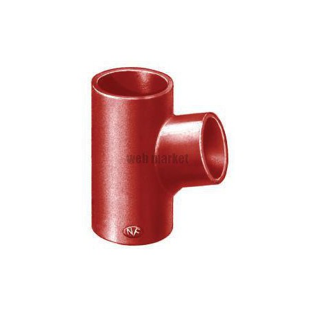 Culotte fonte simple 88° SMU® S - brun-rouge - Ø 75/50 mm