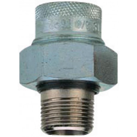 Raccord mâle/femelle F15 x 21 M20 x 27 pour chauffe eau électrique réf. 2224347