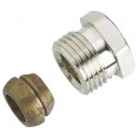 Raccord à visser femelle diamètre 20 x 27 cuivre 10 / 12 réf. 013G4122