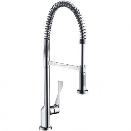 Mitigeur évier CITTERIO SEMI-PRO bec pivotant 360°, orientable et douchette extractible 2 jets