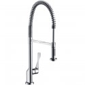 Mitigeur évier CITTERIO SEMI-PRO bec pivotant 360°, orientable et douchette extractible 2 jets