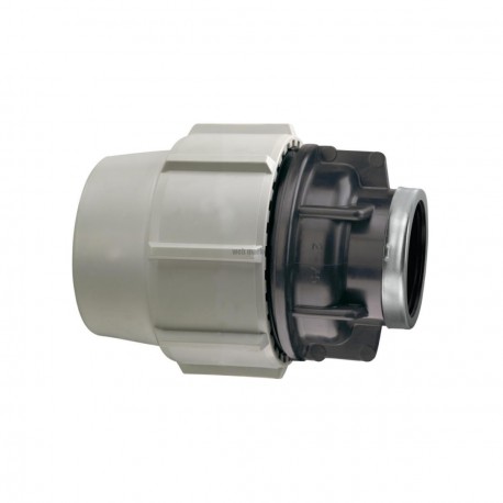 RACCORD FEMELLE PP D63 X 2