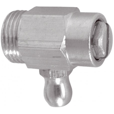 Vidange de radiateur nickelé avec joint torique 15 x 21 (en vrac) réf. RV15V