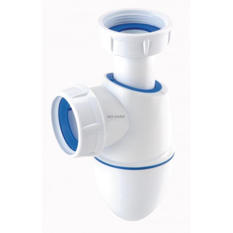 Siphon lavabo bi mat 1 1/4 sort d40 bm242 réf. 0201283