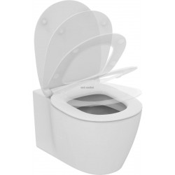 Abattant Connect avec frein de chute ultra fin blanc réf. E772401