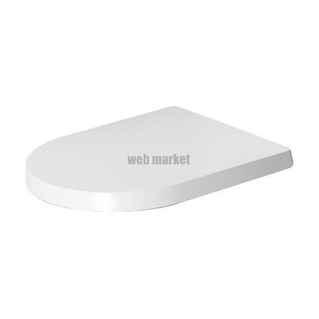 Abattant standard Me by Starck blanc charnière inox réf. 20010000