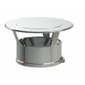Chapeau plat inox Duoten 130 - 180 + bride Réf 594138