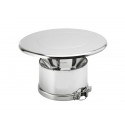 Chapeau plat inox Duoten diamètre 80 / 130 Réf 594088