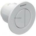 Commande déportée type 01 pneumatique double touche encastré, chromé brillant réf 116042211