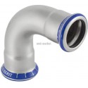 Coude 90° D18mm, acier inox Réf 30103