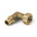 Coude à 90° à écrou prisonnier diamètre 16-12X17 femelle Réf 11691711001