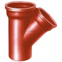 Embranchement Culotte simple SME à 45° en fonte diamètre nominal 150-100mm Réf. 156227 PAM