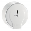 Distributeur de papier WC moyen modèle, avec serrure chromée et contrôle de niveau, modèle pour bobine 200 m, D 220, profonde