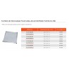 Filtre pour grille de reprise 400 x 200 Réf. FILGR400 x 200