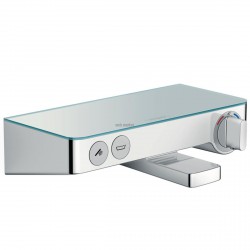Mitigeur thermostatique bain douche Ecostat ShowerTablet Select 300 blanc chromé réf. 13151400