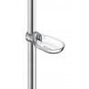 Porte-savon coulissant D 32 ou 25 translucide réf. 510120