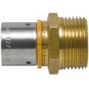 Raccord à sertir mâle fixe DN25-26X34 Réf 523373-ES2