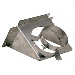 Support mural inox Duoten diamètre 80 / 130 Réf 532088