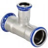 Té réduit D42-28-42mm, acier inox Réf 31219