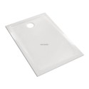 Receveur RENOVA céramique 120 x 80 ultra-plat à encastrer avec traitement antigliss émaillé 4 côtés traitement antigliss PN 1