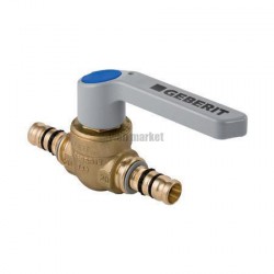 Robinet à boisseau sphérique en laiton avec poignée Mepla diamètre 26mm réf 613061002