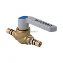 Robinet à boisseau sphérique en laiton avec poignée Mepla diamètre 32mm réf 614061002
