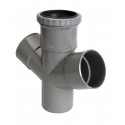 Culotte à 67°30 double parallèle male femelle avec joint de dilatation diamètre 100mm rmt16